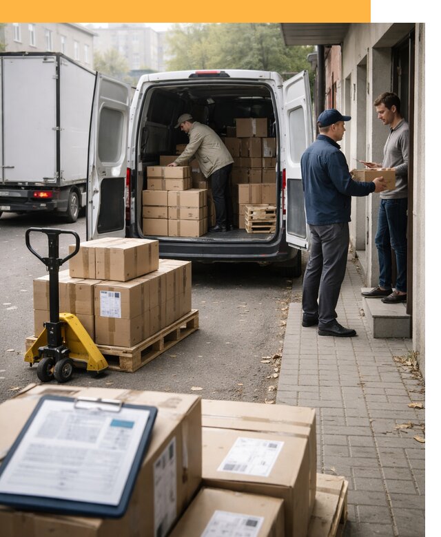 Доставка грузов от двери до двери с таможней от 49172 руб.