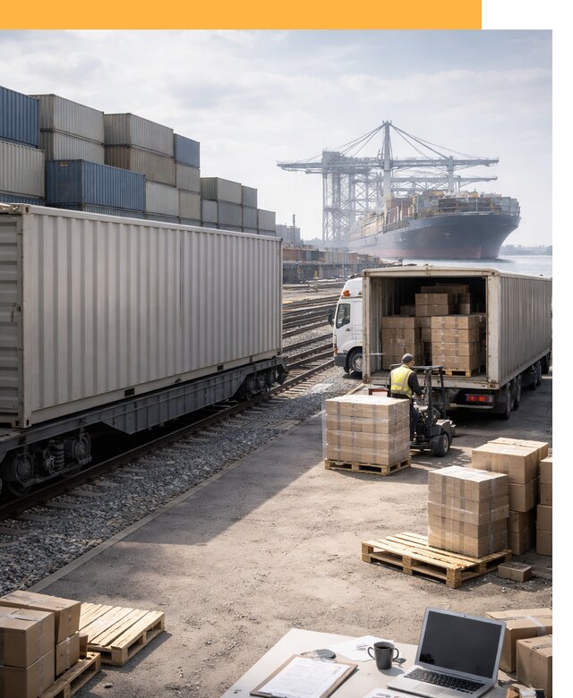 Мультимодальные перевозки грузов по миру от 49172 руб