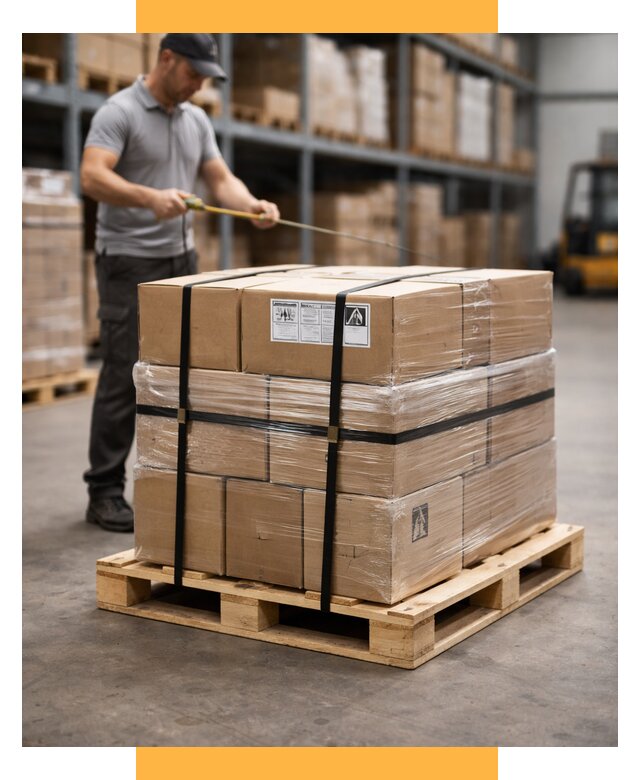 Упаковка и паллетирование грузов от 3824 р. | СетСервис-Тмс