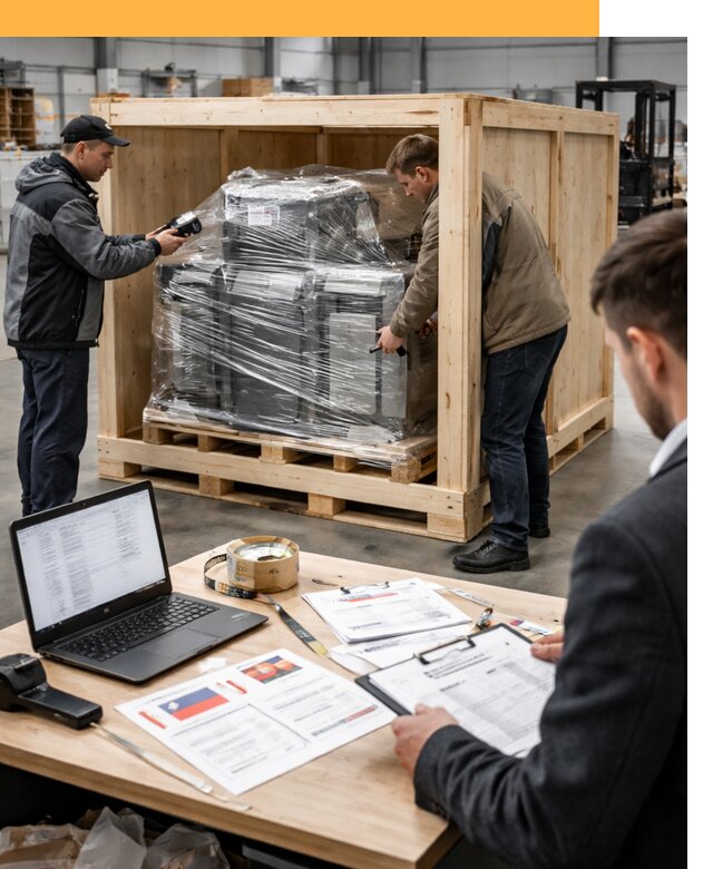 Доставка промышленного оборудования из США от 71026 руб