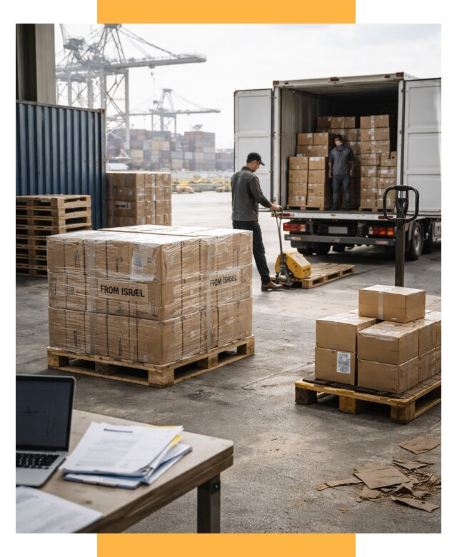 Доставка грузов из Израиля от 16391 р., логистика от СетСервис-Тмс