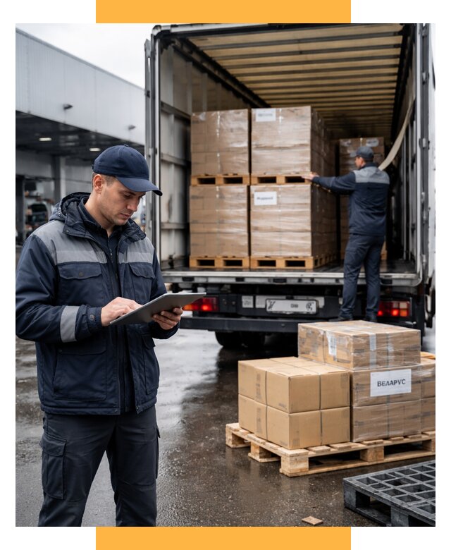 Доставка грузов из Беларуси от 16391 р. логистика СетСервис-Тмс
