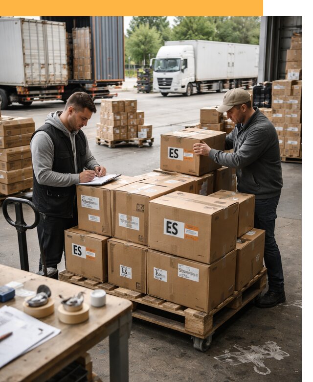 Доставка грузов в Испанию автотранспортом от 38245 руб