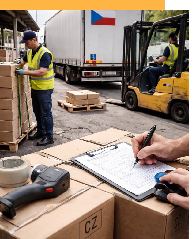 Доставка грузов в Чехию от 38245 руб, международные перевозки