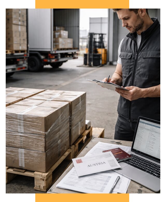 Доставка в Австрию от 71026 р. Логистика и экспорт СетСервис-Тмс