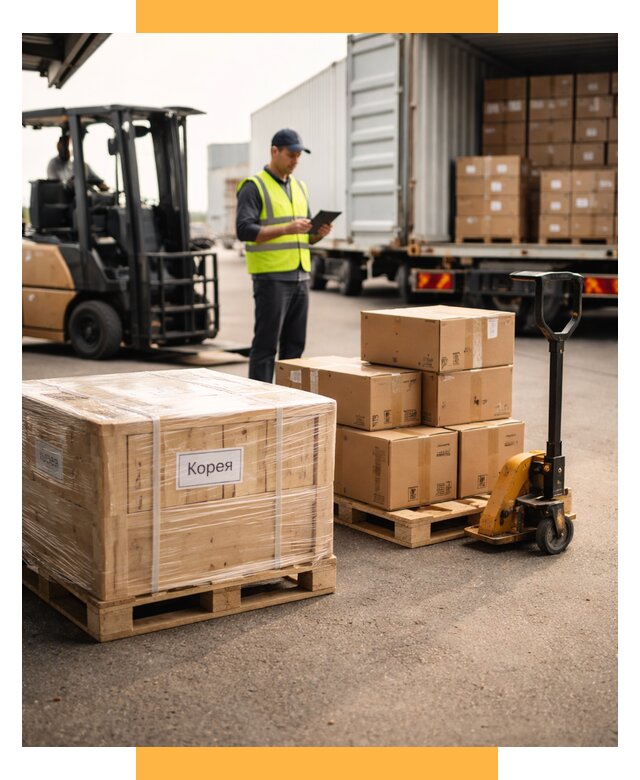 Доставка грузов в Корею из России от 38245 р. | СетСервис-Тмс