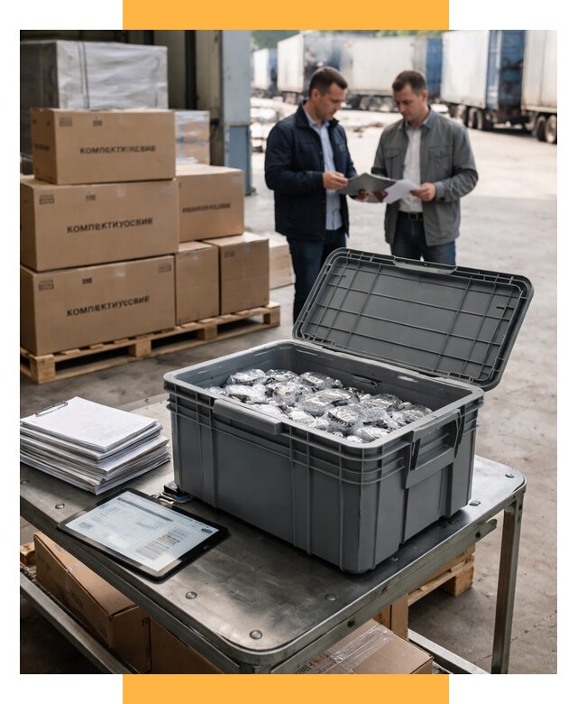 Перевозка комплектующих из Китая от 7103 р. | СетСервис-Тмс