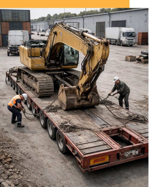 Перевозка спецтехники по России и миру от 49172 руб