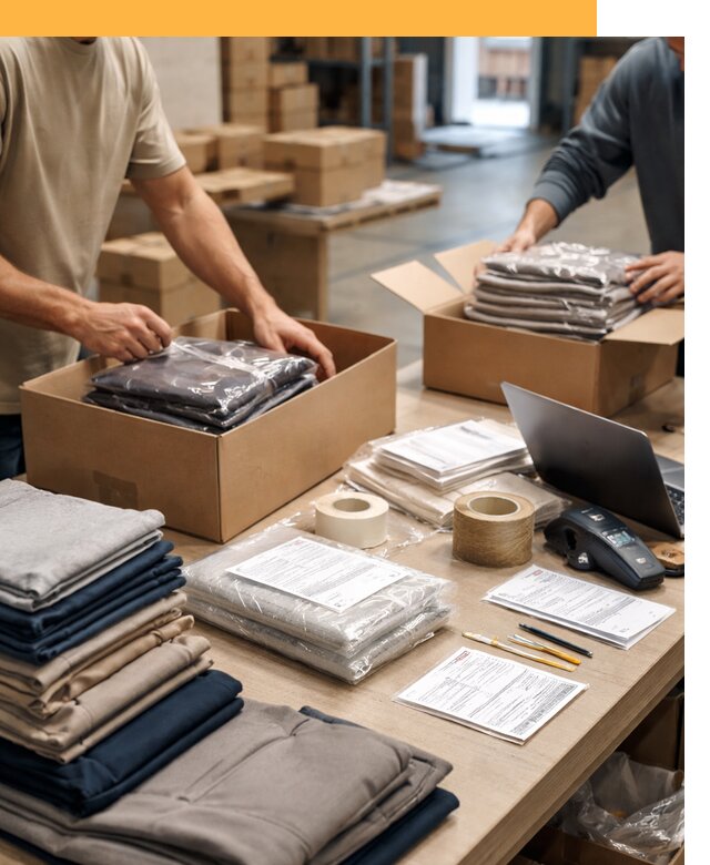 Перевозка одежды по миру от 8195 руб. с таможенным оформлением