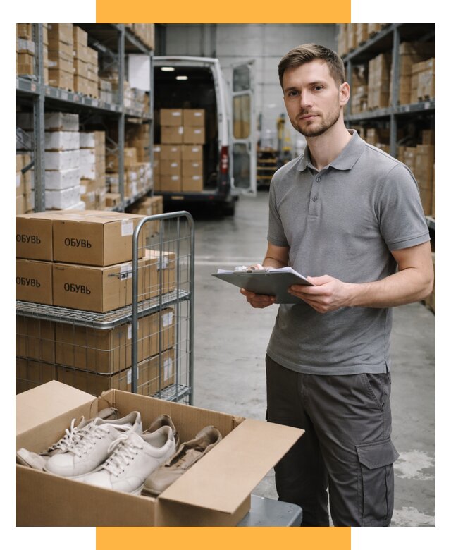 Доставка обуви из Китая и Турции от 4917 р. СетСервис-Тмс