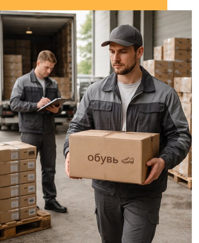 Международная перевозка обуви с таможенным оформлением от 4917