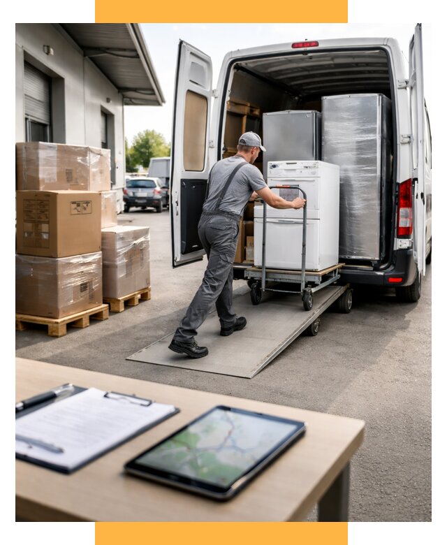 Перевозка бытовой техники от 7103 р. - логистика СетСервис-Тмс