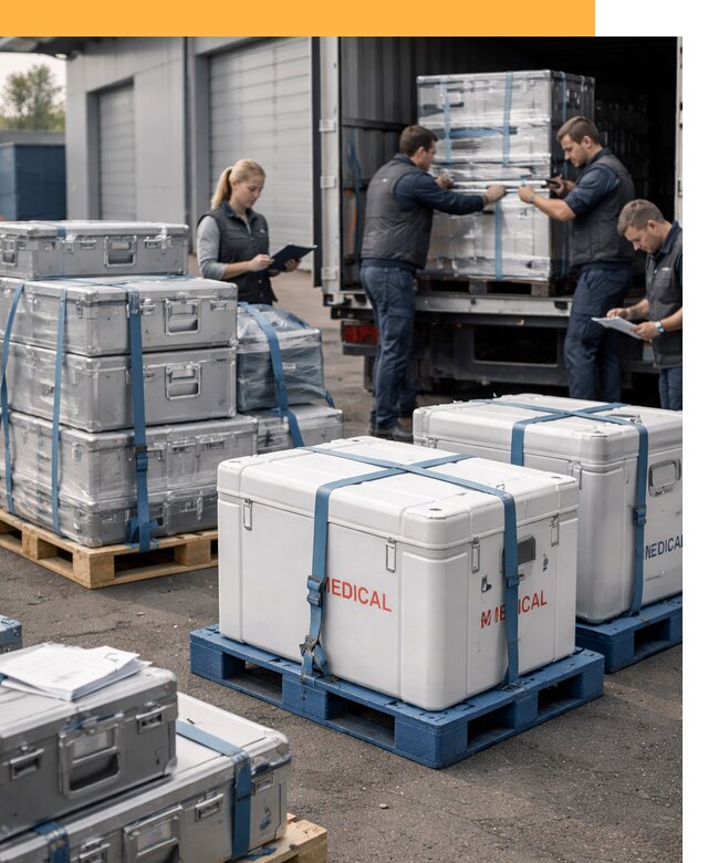 Перевозка медицинского оборудования по всему миру от 16391 руб