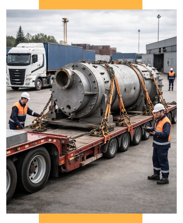 Перевозка тяжеловесных грузов под ключ от 163905 р. | СетСервис-Тмс