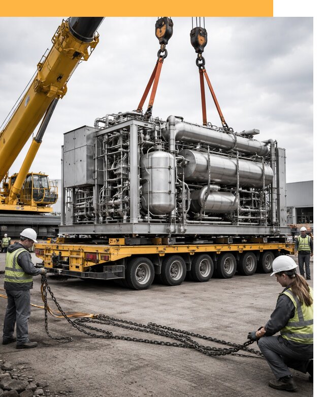 Перевозка тяжеловесных грузов по миру от 163905 руб