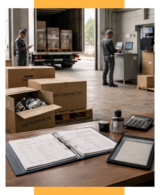 Таможенное оформление автозапчастей под ключ от 9288 р., СетСервис-Тмс
