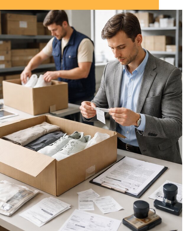 Таможенное оформление одежды и обуви по выгодной цене от 7103 руб